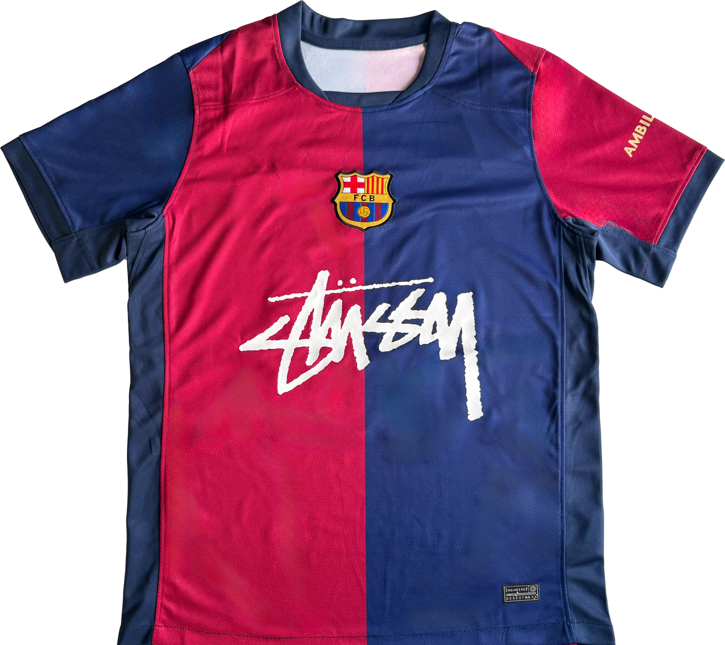 Camiseta del Barcelona x Stussy