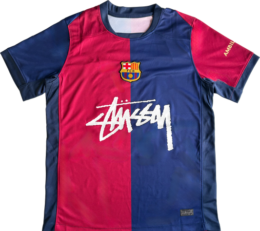 Camiseta del Barcelona x Stussy